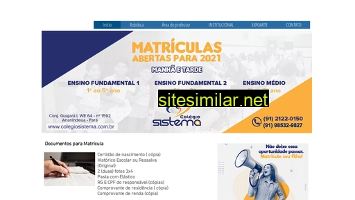 colegiosistema.com.br alternative sites