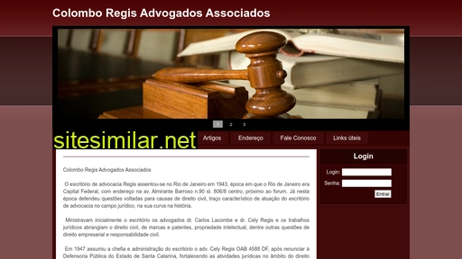 colomboregis.adv.br alternative sites