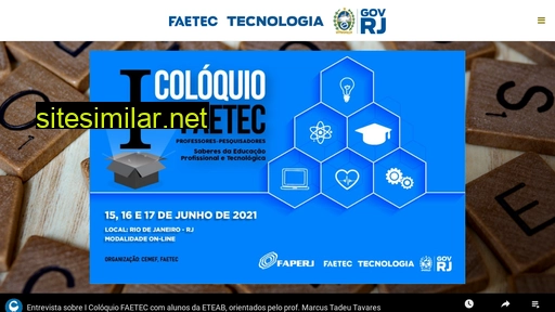 coloquiofaetec.com.br alternative sites