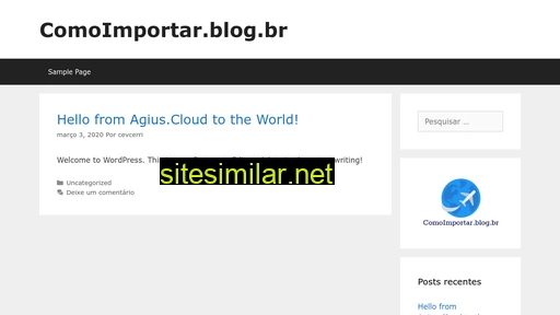 comoimportar.blog.br alternative sites