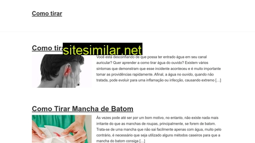 comotirar.com.br alternative sites