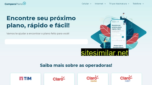 comparaplano.com.br alternative sites