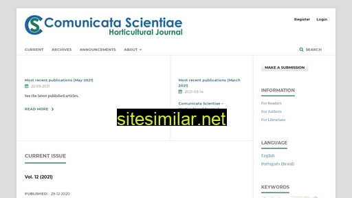 comunicatascientiae.com.br alternative sites