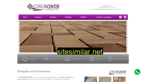 concrecenterpavimentos.com.br alternative sites