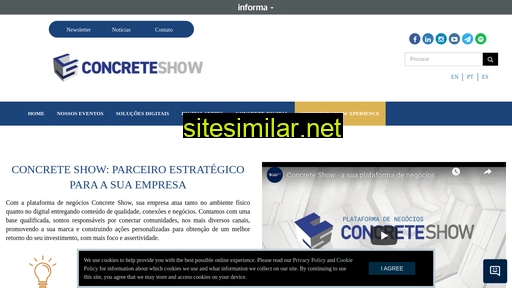 concreteshow.com.br alternative sites