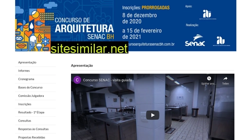 concursoarquiteturasenacbh.com.br alternative sites