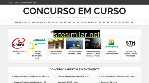 concursoemcurso.com.br alternative sites