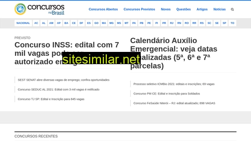 concursosnobrasil.com.br alternative sites