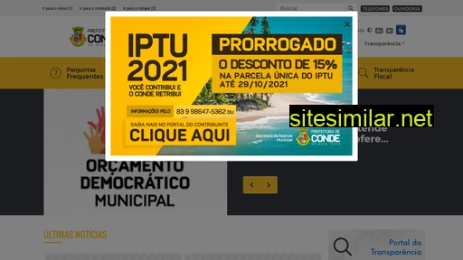conde.pb.gov.br alternative sites