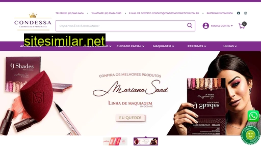 condessacosmeticos.com.br alternative sites