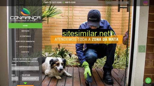 confiancadedetizadora.com.br alternative sites