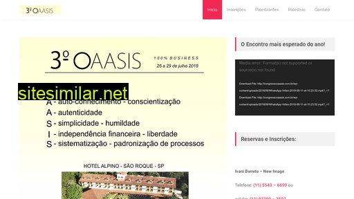 congressooaasis.com.br alternative sites