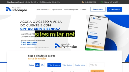 consorcioredencao.com.br alternative sites