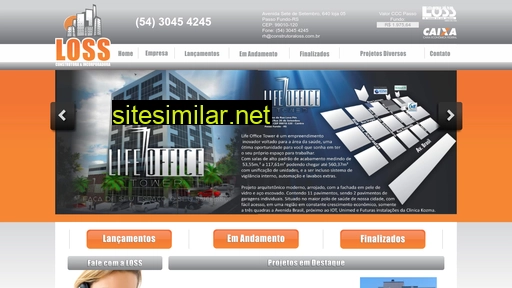 construtoraloss.com.br alternative sites
