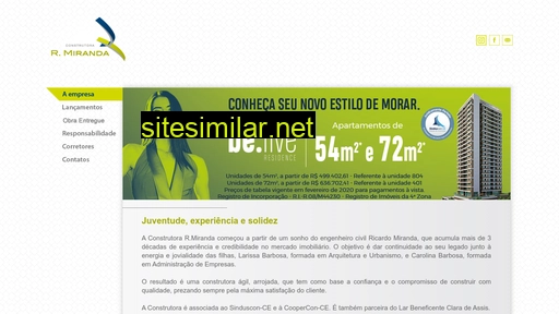 construtorarmiranda.com.br alternative sites