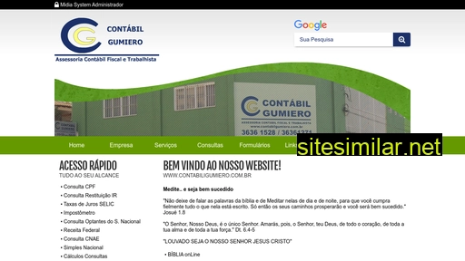contabilgumiero.com.br alternative sites