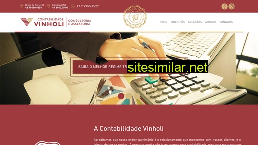 contabilidadevinholi.com.br alternative sites
