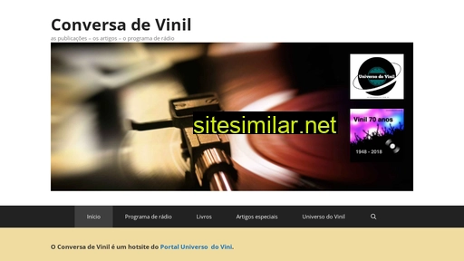 conversadevinil.com.br alternative sites