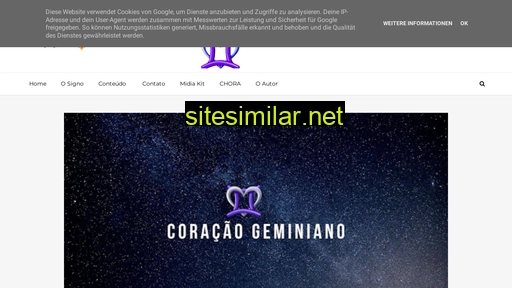 coracaogeminiano.com.br alternative sites