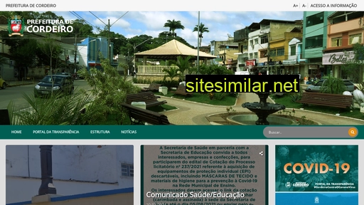 cordeiro.rj.gov.br alternative sites