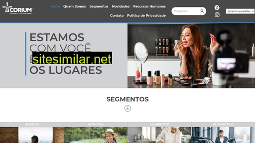 corium.com.br alternative sites