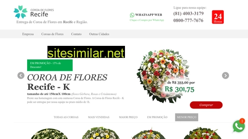 coroadefloresrecife.com.br alternative sites