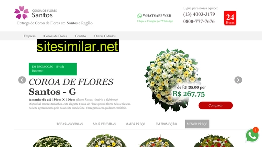 coroadefloressantos.com.br alternative sites