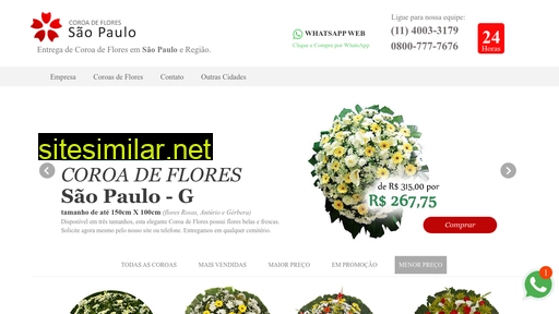 coroasdefloressaopaulo.com.br alternative sites