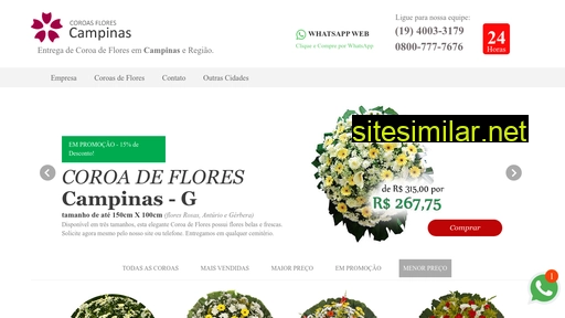coroasflorescampinas.com.br alternative sites
