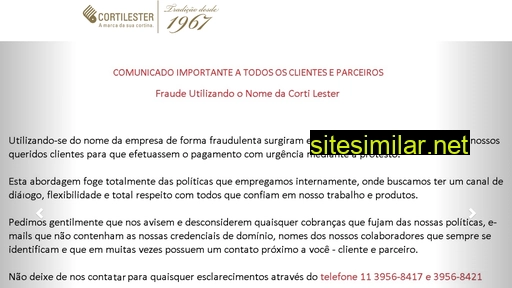 cortilester.com.br alternative sites