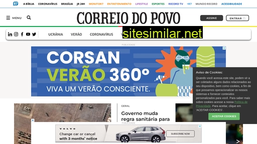 correiodopovo.com.br alternative sites
