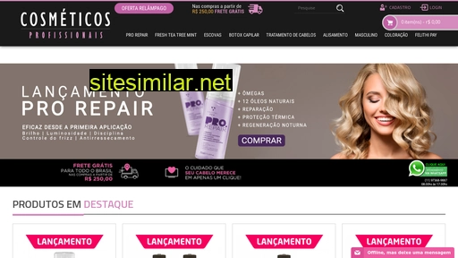 cosmeticosprofissional.com.br alternative sites