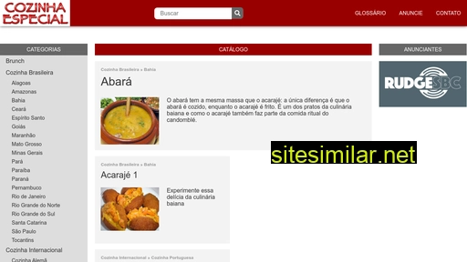 Cozinhaespecial similar sites