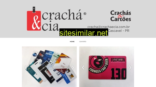 crachasecartoes.com.br alternative sites