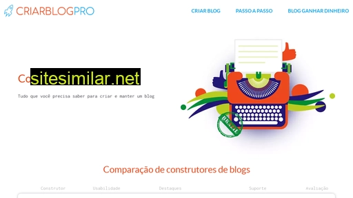 criarblogpro.com.br alternative sites
