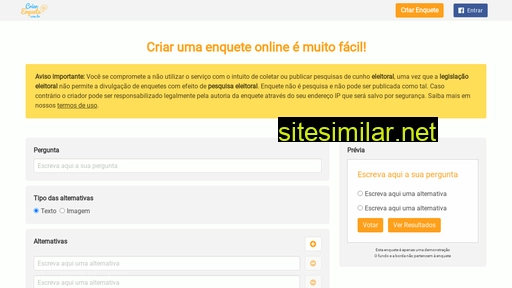 criarenquete.com.br alternative sites