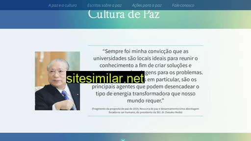 culturadepaz.org.br alternative sites