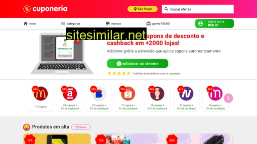 cuponeria.com.br alternative sites