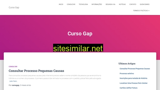 cursogap.com.br alternative sites