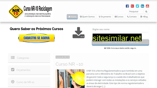 cursonr10reciclagem.com.br alternative sites