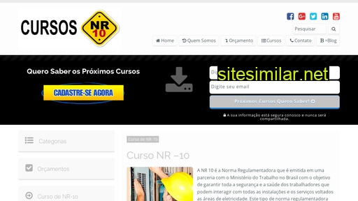 cursosnr10.com.br alternative sites