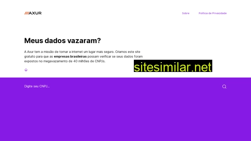 dadosexpostos.com.br alternative sites