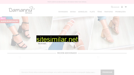 damannushoes.com.br alternative sites