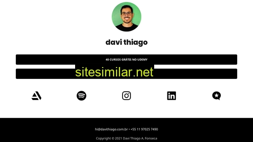 davithiago.com.br alternative sites
