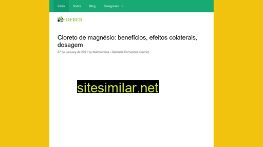 deber.com.br alternative sites
