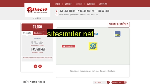 decioimoveissjc.com.br alternative sites