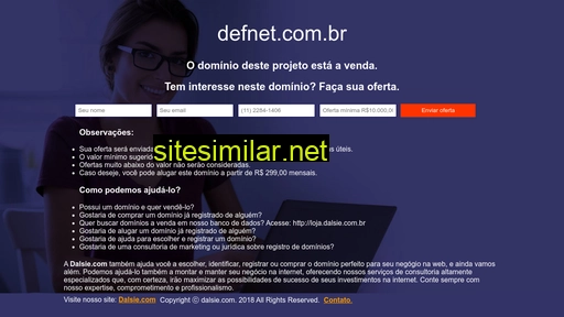 defnet.com.br alternative sites
