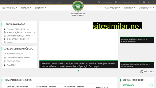 defensoria.al.gov.br alternative sites