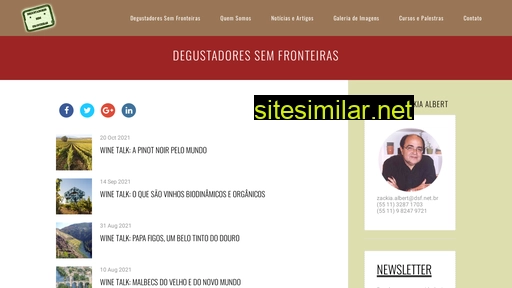degustadoresemfronteiras.com.br alternative sites