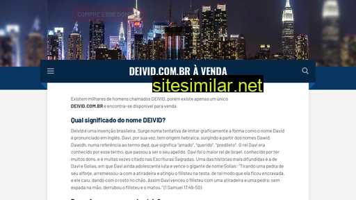 deivid.com.br alternative sites